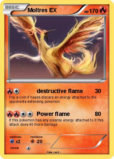 Pokemon Moltres EX