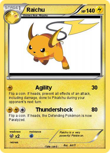 Pokemon Raichu
