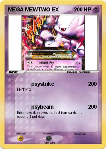 Pokemon MEGA MEWTWO EX