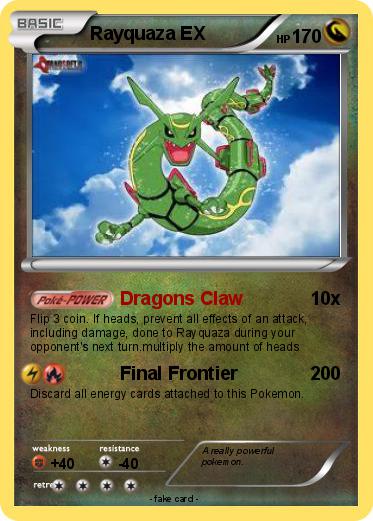 Pokemon Rayquaza EX