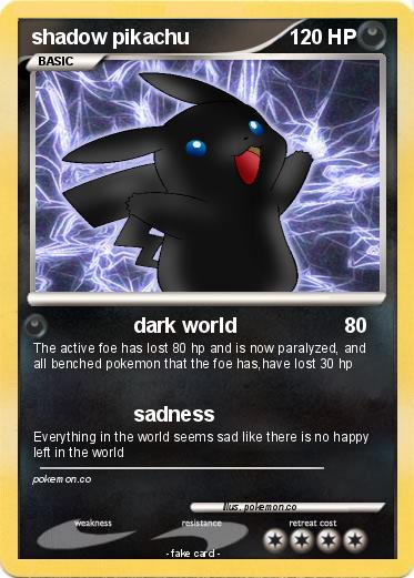 Pokemon shadow pikachu