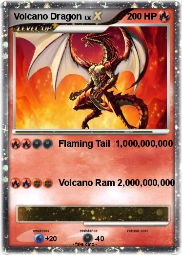 Pokemon Volcano Dragon