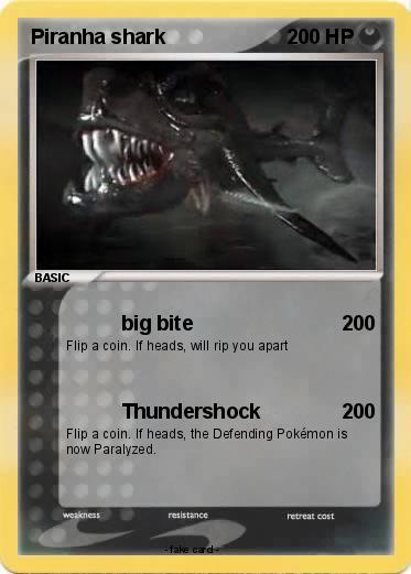 Pokemon Piranha shark