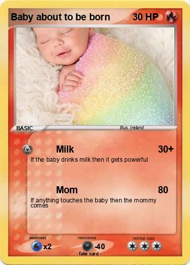 Pokemon Baby about to be born