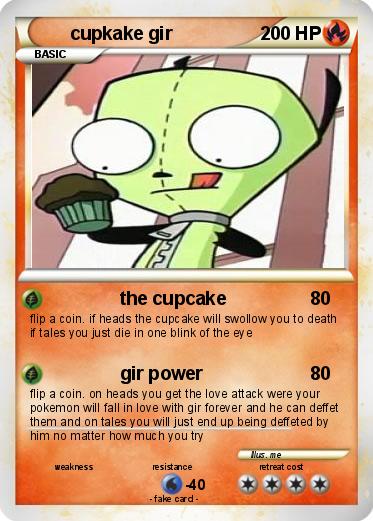 Pokemon cupkake gir