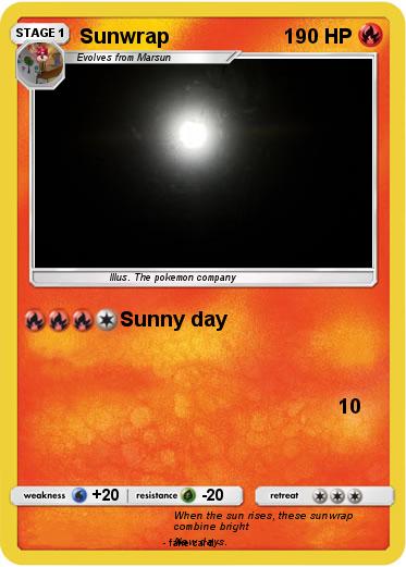 Pokemon Sunwrap