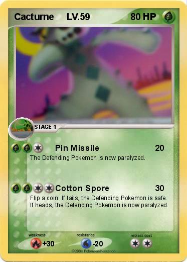Pokemon Cacturne     LV.59