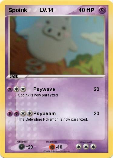 Pokemon Spoink        LV.14