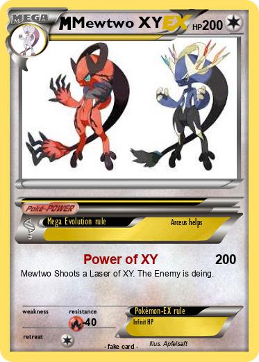 Pokemon Mewtwo XY
