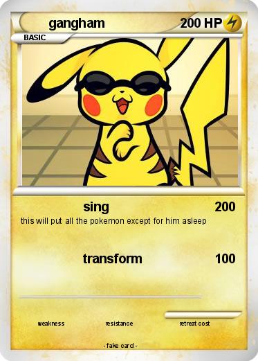Pokemon gangham
