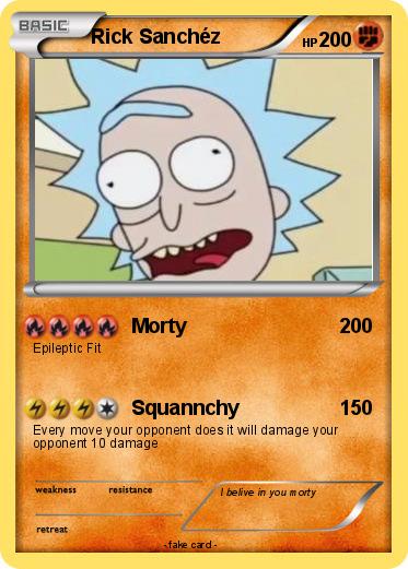 Pokemon Rick Sanchéz