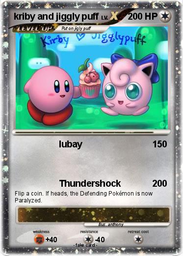 Pokemon kriby and jiggly puff