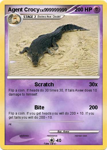 Pokemon Agent Crocy