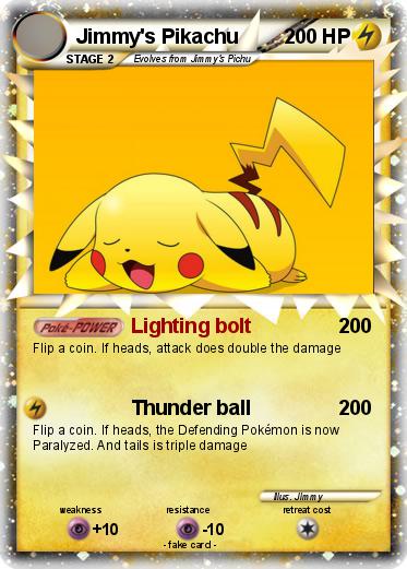 Pokemon Jimmy's Pikachu