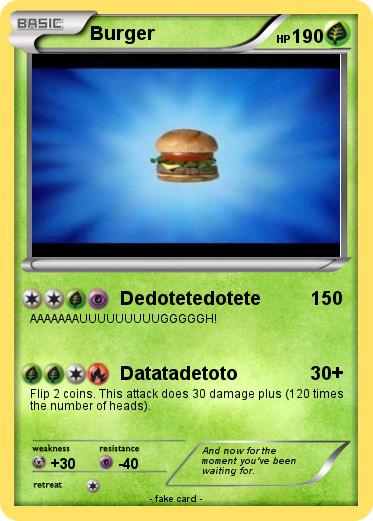Pokemon Burger
