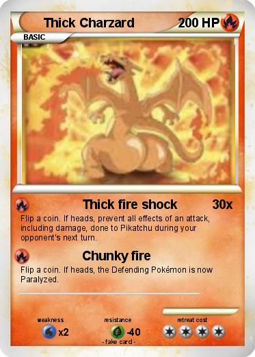 Pokemon Thick Charzard
