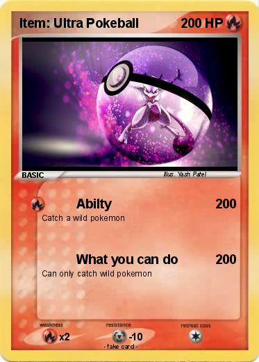 Pokemon Item: Ultra Pokeball