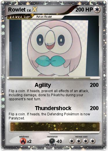 Pokemon Rowlet