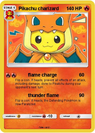 Pokemon Pikachu charizard