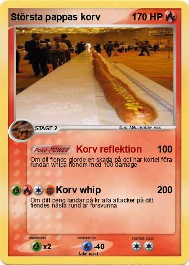 Pokemon Största pappas korv