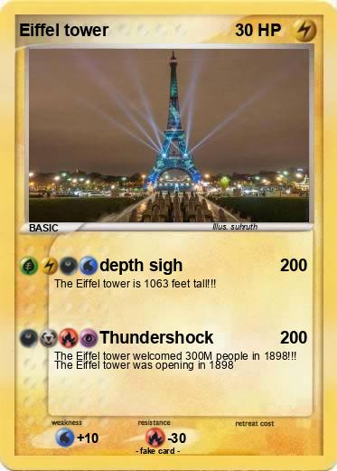 Pokemon Eiffel tower
