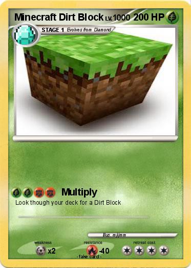 Pokemon Minecraft Dirt Block