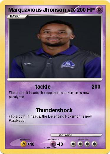 Pokemon Marquavious Jhonson