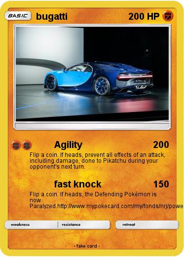 Pokemon bugatti