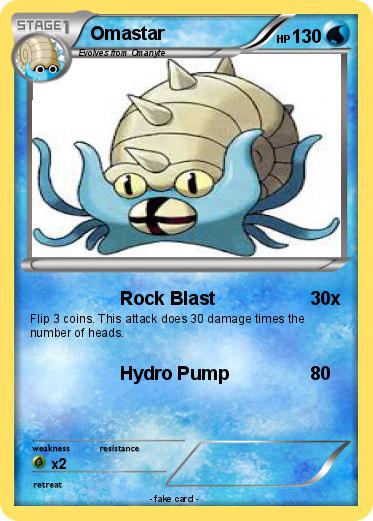 Pokemon Omastar