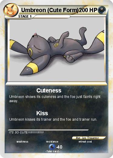 Pokemon Umbreon (Cute Form)