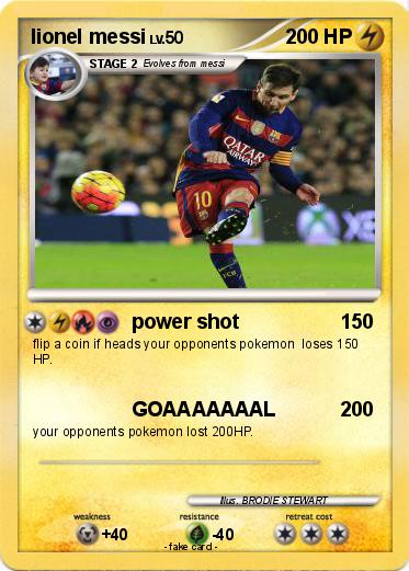 Pokemon lionel messi