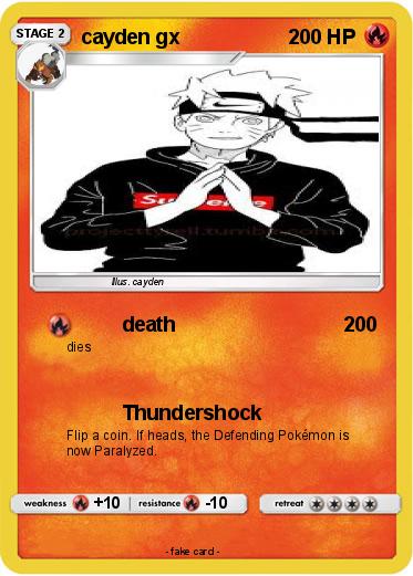 Pokemon cayden gx