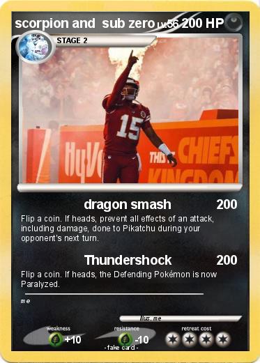 Pokemon scorpion and  sub zero