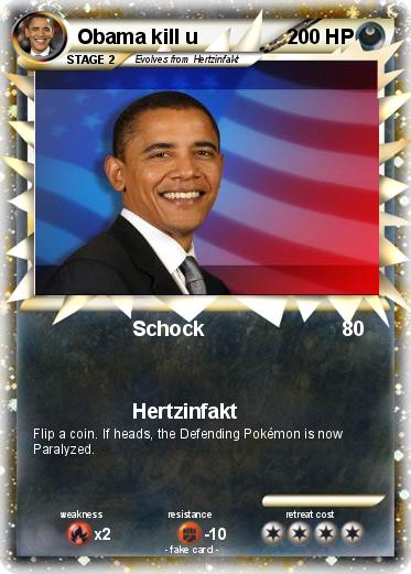 Pokemon Obama kill u