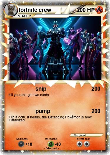 Pokemon fortnite crew