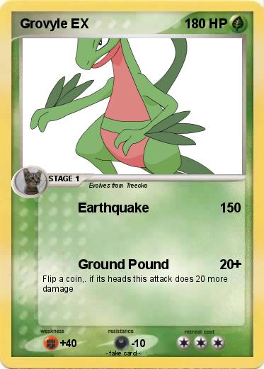 Pokemon Grovyle EX
