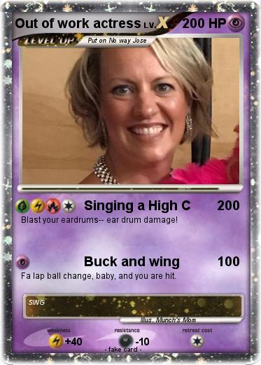 Pokemon Out of work actress