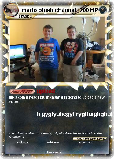 Pokemon mario plush channel