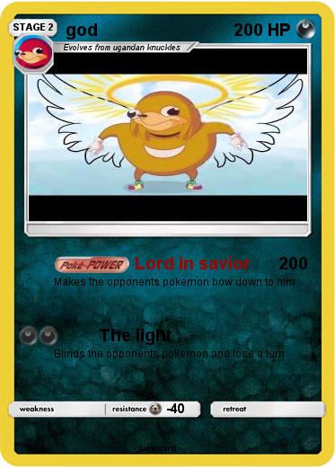Pokemon god