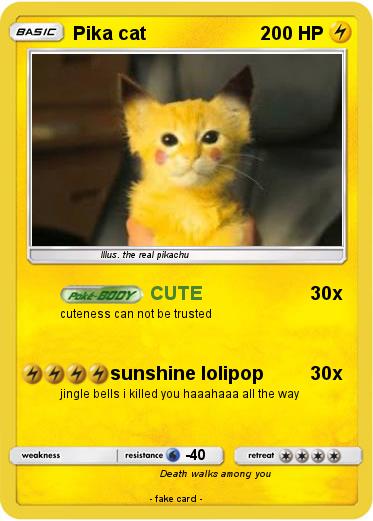 Pokemon Pika cat