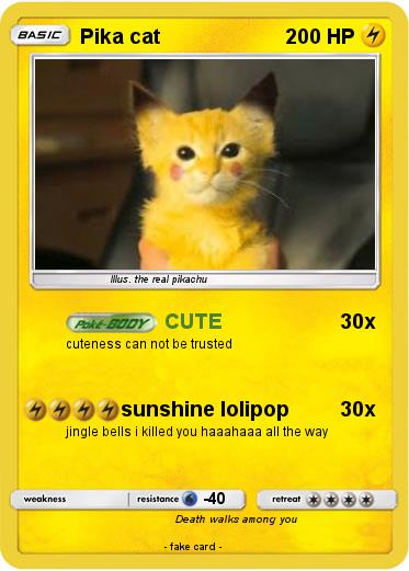 Pokemon Pika cat