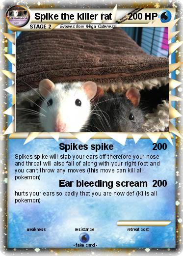 Pokemon Spike the killer rat