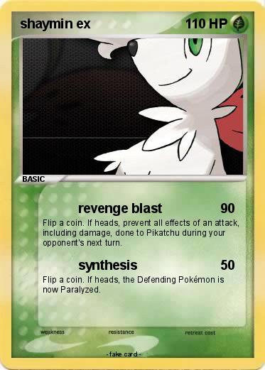 Pokemon shaymin ex