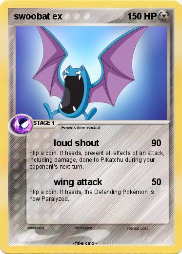 Pokemon swoobat ex