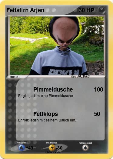 Pokemon Fettstirn Arjen