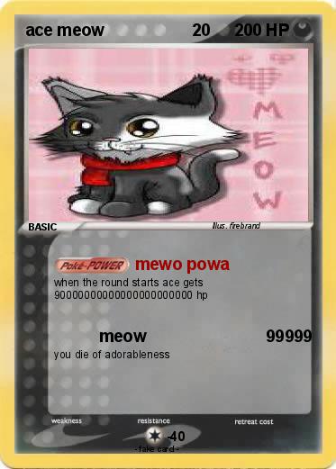 Pokemon ace meow                   20