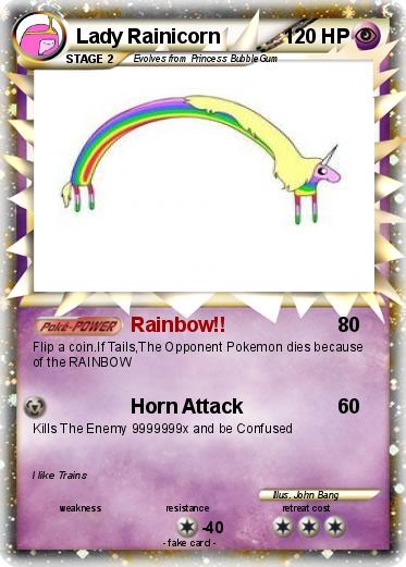 Pokemon Lady Rainicorn