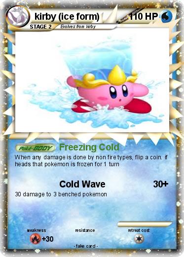 Pokemon kirby (ice form)