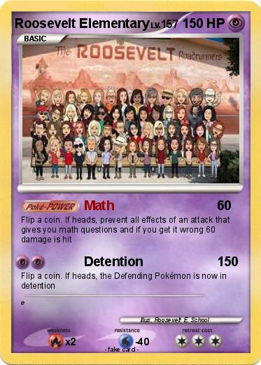 Pokemon Roosevelt Elementary
