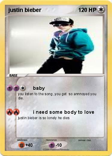 Pokemon justin bieber